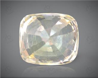 Natural Unheated & Untreated Certified Yellow Sapphire (Pokhraj)5.1 carats -98055